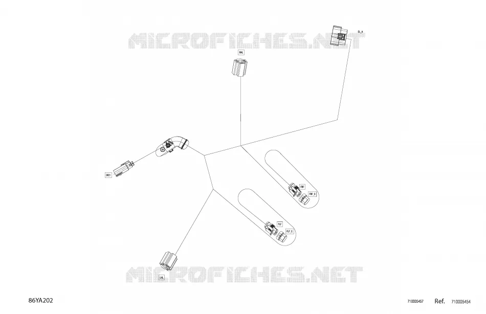 Électrique - Câblage de Console - 710005457 - Sauf Amérique du Nord