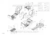 Carrosserie Et Accessoires 6X6 MAX - 650 EFI - Vert Escadron  -  Milieu