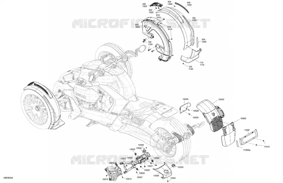 07- Carrosserie - Ensembles Ailes