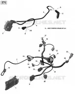 Câblage Moteur et Module Électronique - 570 EFI (Ensemble PRO)