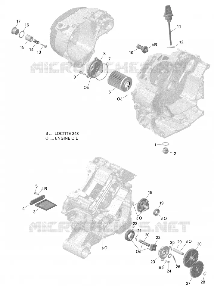 Lubrification Du Moteur Version 1 Sauf North Edition