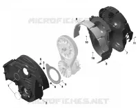 Rotax - Transmission - Couvercle CVT - 900 ACE