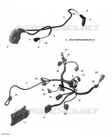 Câblage Moteur et Module Électronique - 1000R EFI (Outlander Ensemble XMR)