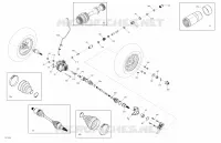 Entraînement Avant  - Pièces Communes - 1000 - 1000R