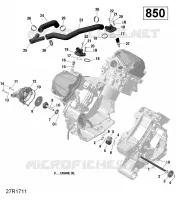 Refroidissement Moteur - 850 EFI