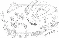 Carrosserie Partie Avant Commander Non MAX - Modèles Vert Escadron