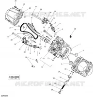 Culasse - 450 EFI