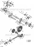 Composants Boîte Engrenage - Sans Différentiel Arrière Verrouillable