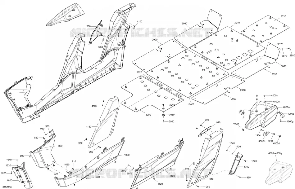 Carrosserie Et Accessoires - Panneau Central - Noir Éternel