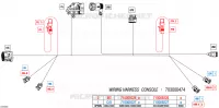 08- 0 - CONSOLE WIRING HARNESS - 710009226