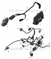 Câblage Moteur Et Module Électronique Outlander Sauf XMR