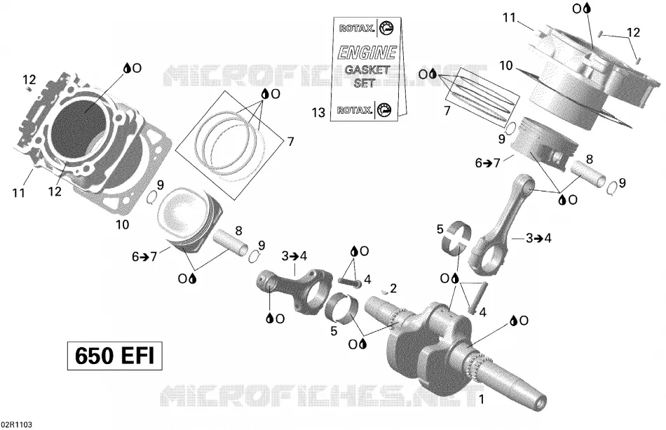 Vilebrequin, Piston Et Cylindre