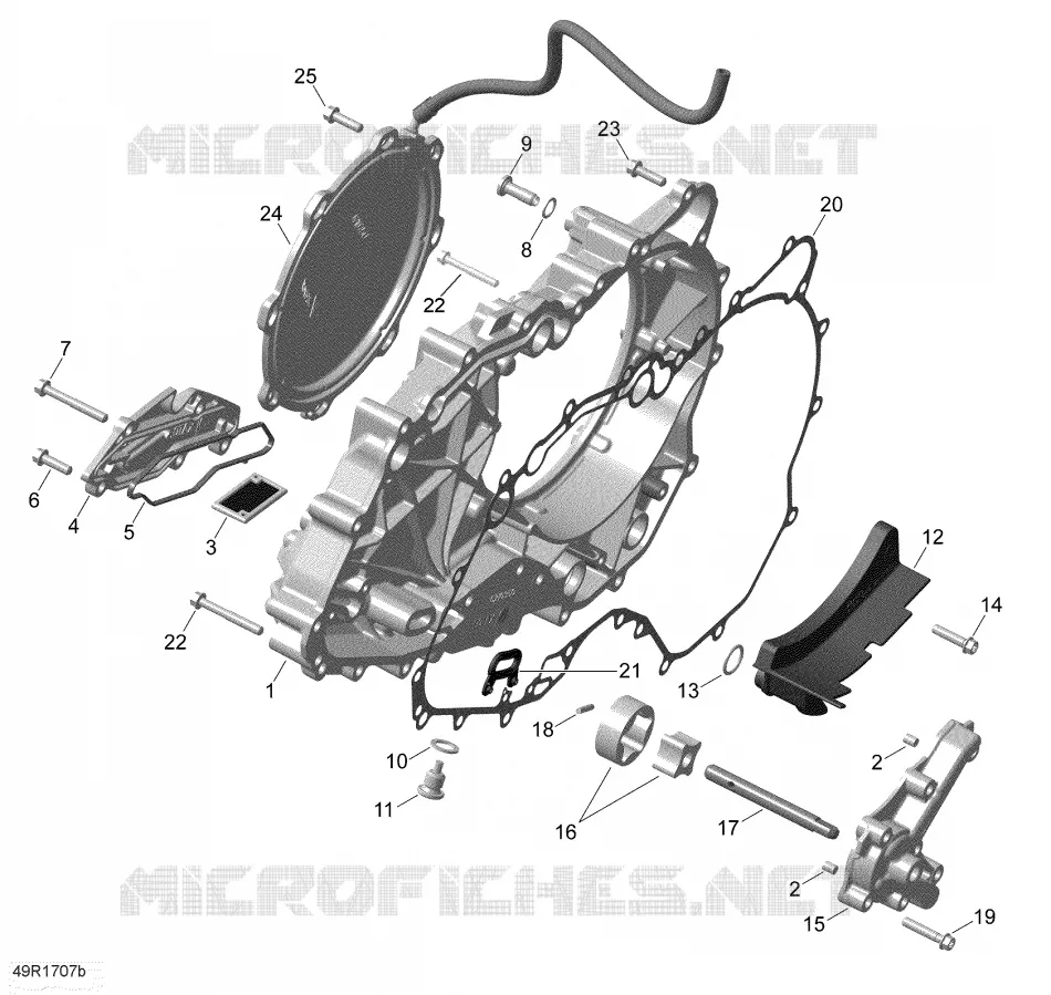 Couvercle Embrayage - SM6
