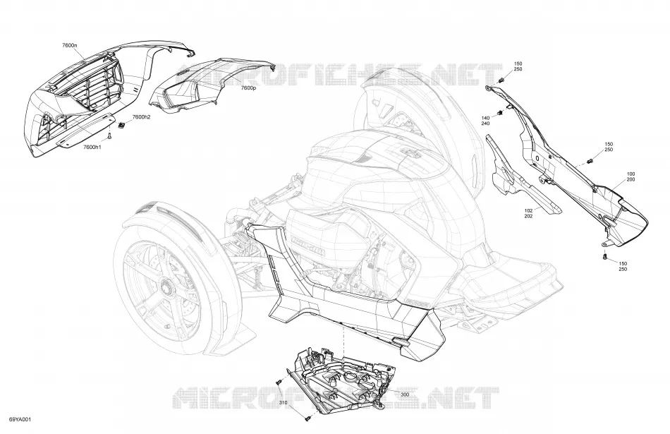 Carrosserie - Section Inférieure