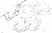 Carrosserie Partie Centrale Maverick - Modèles Bleu Gulfstream