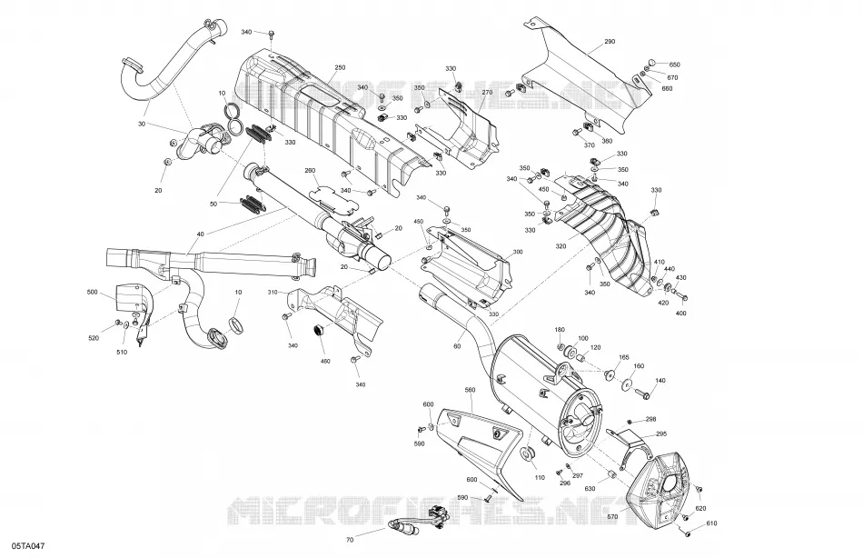 Moteur - Échappement