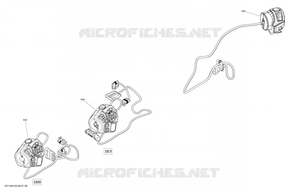Accessoires Électriques, Guidon _15Y1404