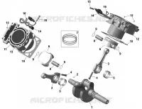 01- ROTAX - Crankshaft, Pistons and Cylinder
