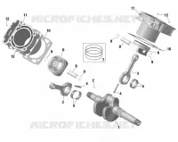 Rotax - Vilebrequin, Piston Et Cylindre