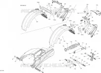 Suspension - Arrière - Bras Oscillant / Amortisseur / Aile