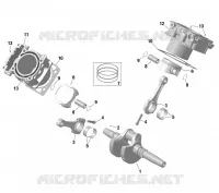 01- ROTAX - Crankshaft and Pistons