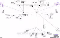 08- 0 - CONSOLE WIRING HARNESS - 710008818