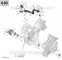 Refroidissement Moteur - 650 EFI