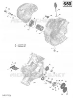 Lubrification du Moteur - 650 EFI