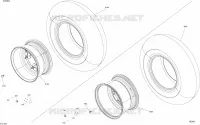 Roues Et Pneus - HD8 - Ensemble BASE