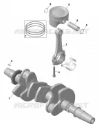 01- ROTAX - Crankshaft and Pistons