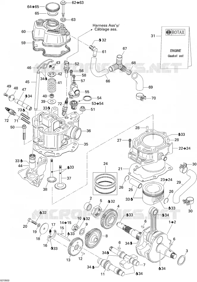 Vilebrequin, Piston Et Cylindre