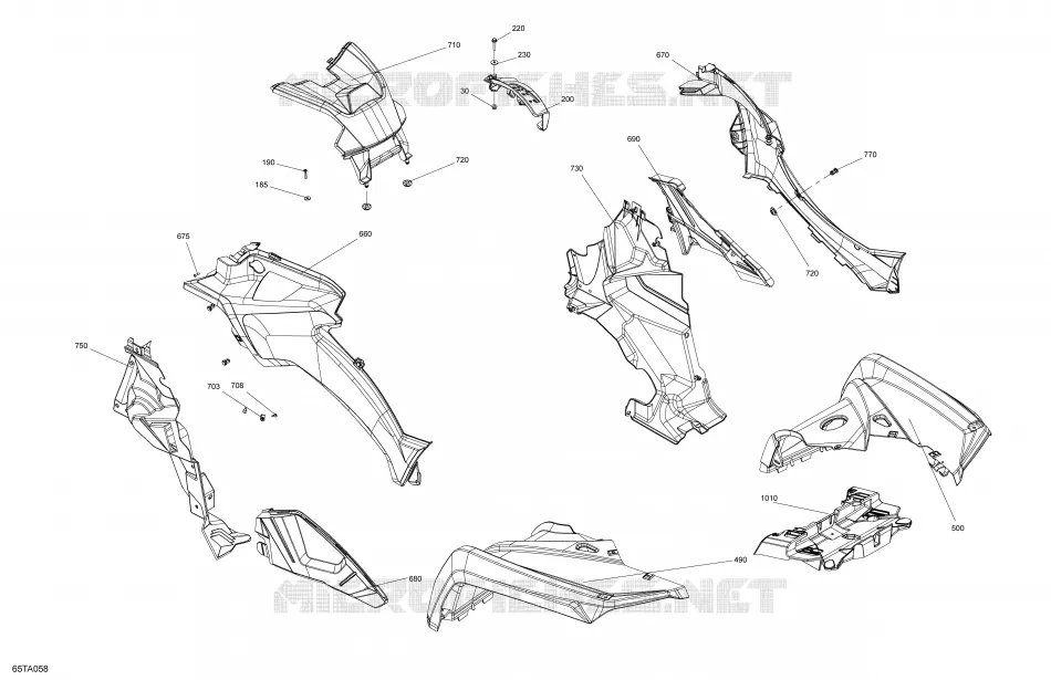 Carrosserie - Ensembles Ailes