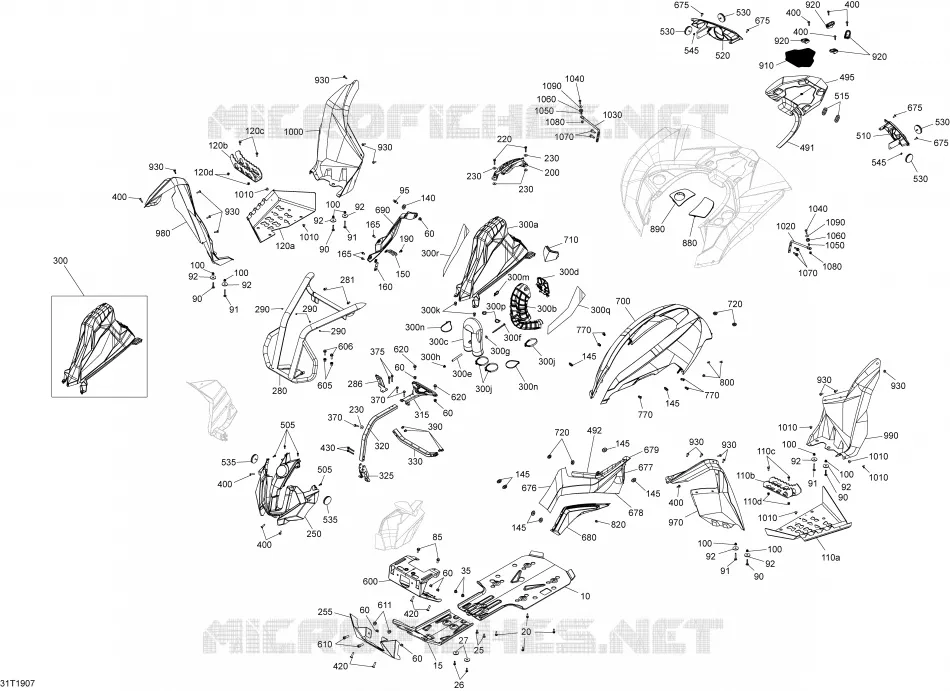 Carrosserie Et Accessoires - 1000R EFI - XMR