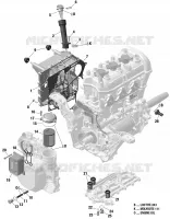 Rotax - Lubrification du Moteur - 900 ACE
