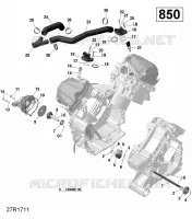 Rotax - Refroidissement Moteur - 850 EFI