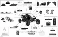 Décalques - Turbo R - XMR - International