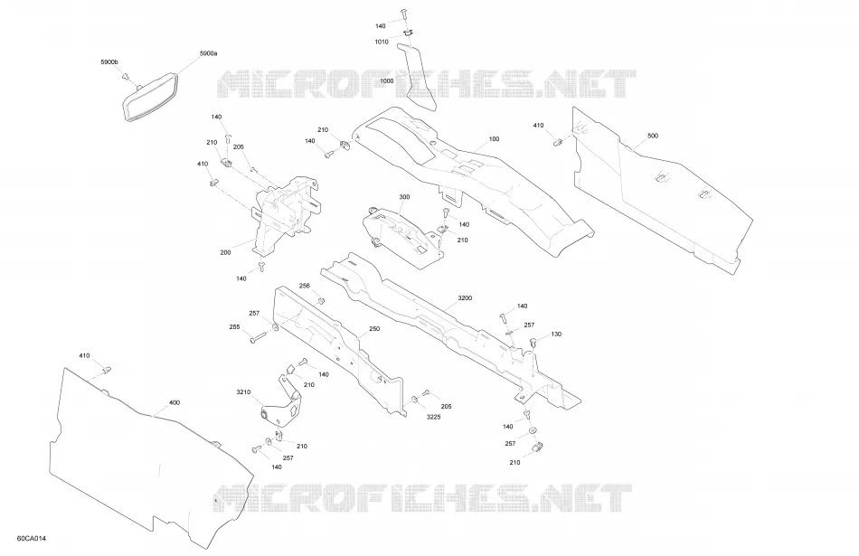 Carrosserie - Habitacle - Console Centrale