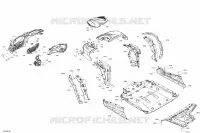 Carrosserie - Section Avant - Vert Mante