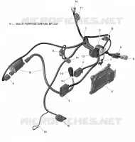 Câblage Moteur Et Module Électronique - 450 EFI - Non CARB