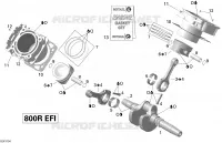 Vilebrequin, Piston Et Cylindre Outlander