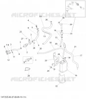 Système EVAP - NO CARB _14Y1505n