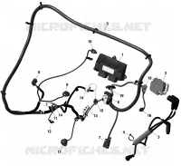 Rotax - Câblage Moteur Et Module Électronique Maverick