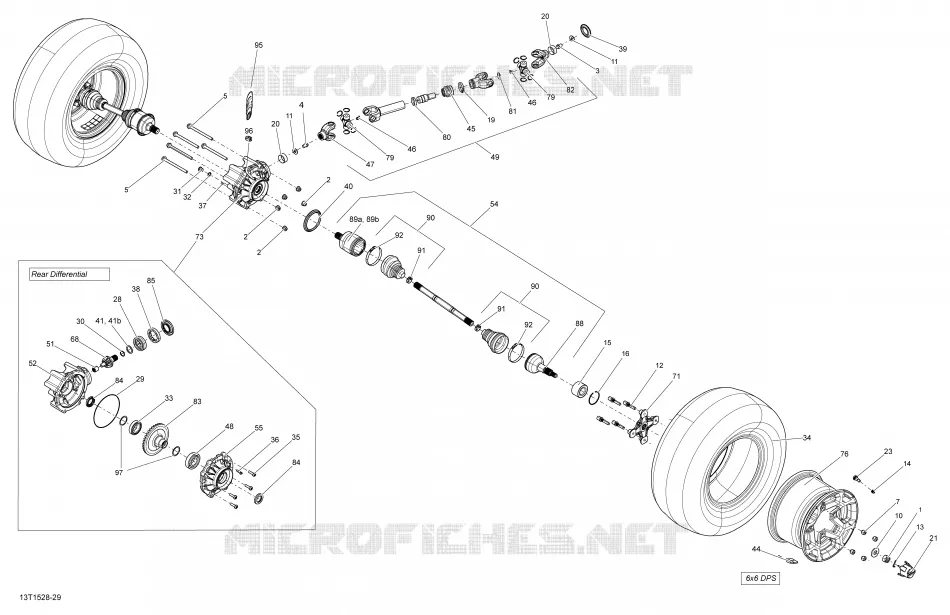 Système Entraînement Arrière _13T1528