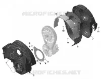 05- ROTAX - Transmission - Couvercle CVT - 600 ACE