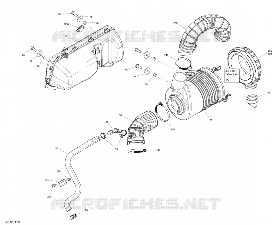 Moteur - Admission Air - Non EVAP
