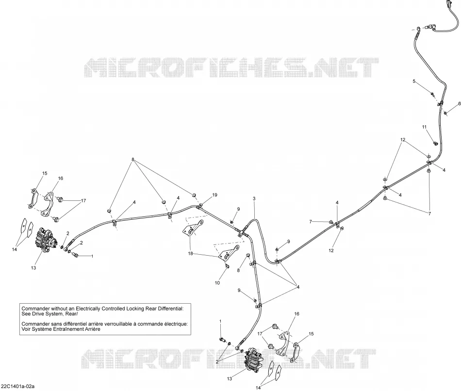 Freins - With Locking Rear Differential_22C1401a