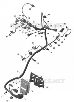 Rotax - Câblage Moteur Et Module Électronique - Turbo RR