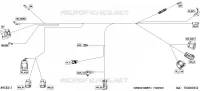 08- 0 - VOLTAGE REGULATOR WIRING HARNESS - 710007423