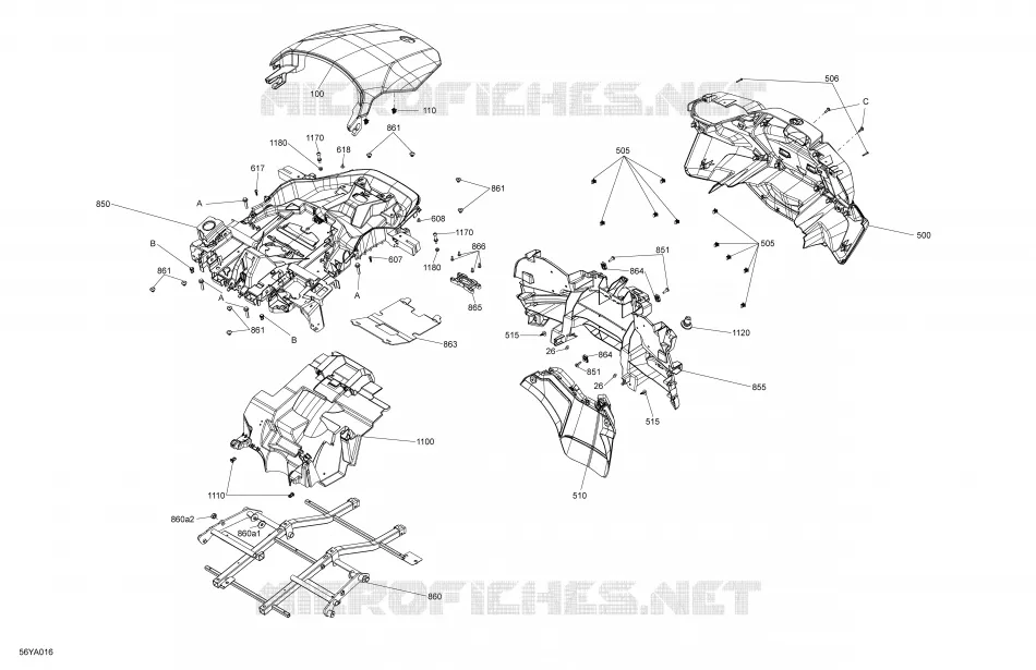 Carrosserie - Struture Cargo Et Aile Arrière