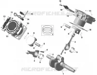 Rotax - Vilebrequin, Piston Et Cylindre